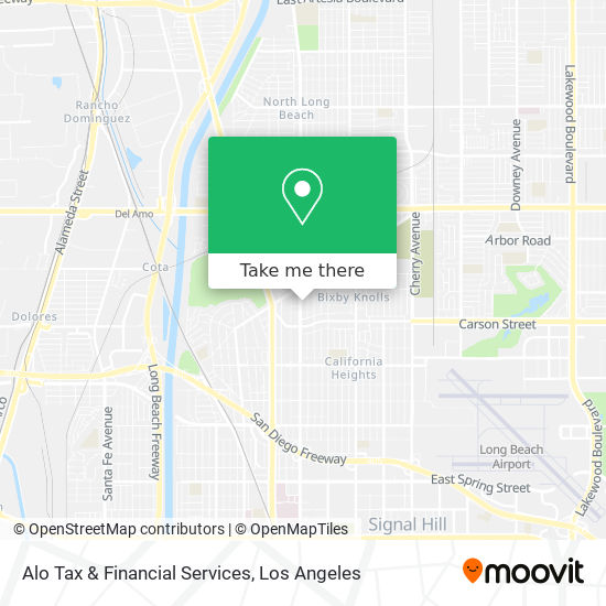 Alo Tax & Financial Services map