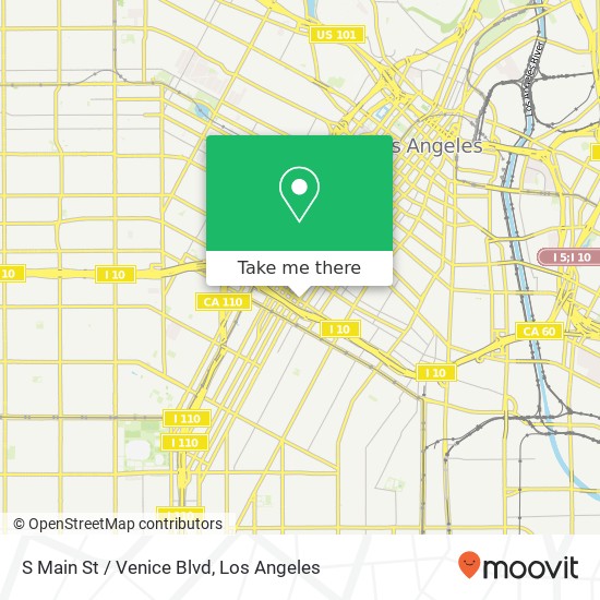 S Main St / Venice Blvd map