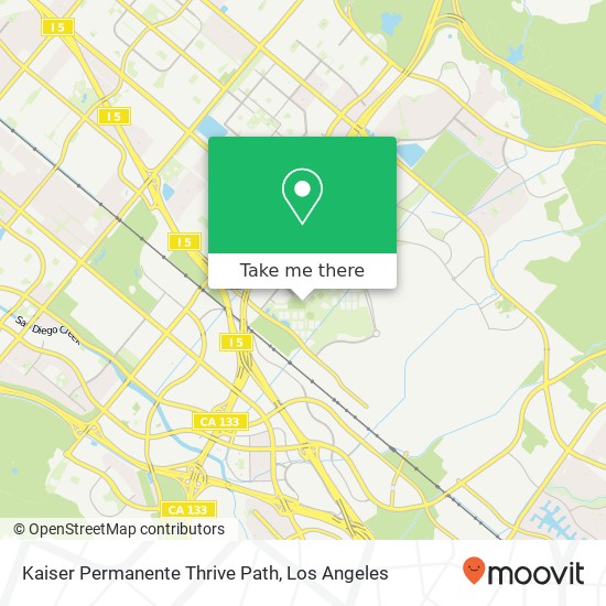 Kaiser Permanente Thrive Path map