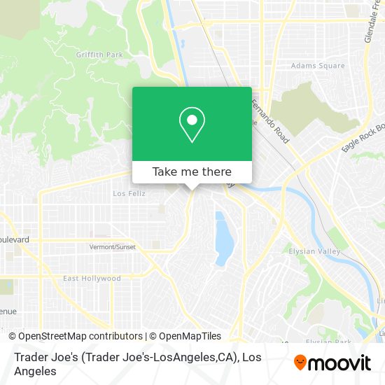 Trader Joe's map