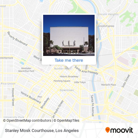 Mapa de Stanley Mosk Courthouse