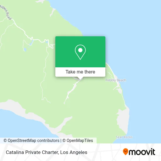 Catalina Private Charter map