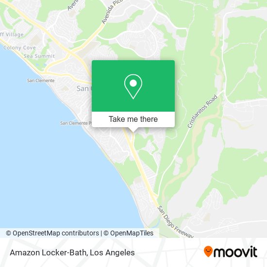 Amazon Locker-Bath map