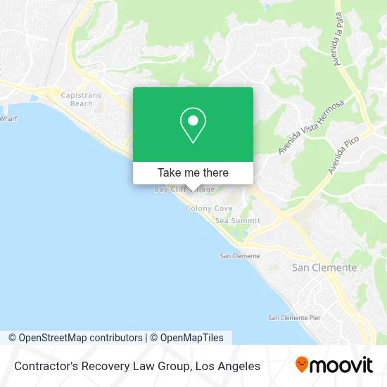 Contractor's Recovery Law Group map