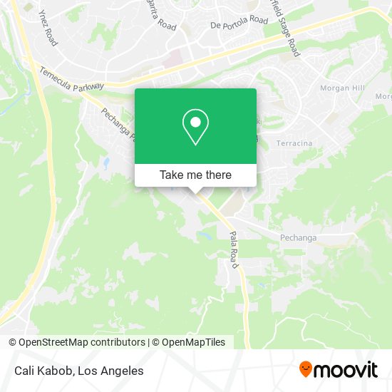 Cali Kabob map