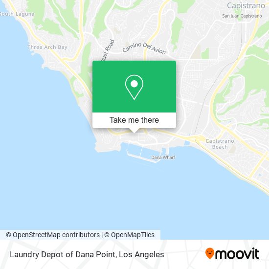 Mapa de Laundry Depot of Dana Point