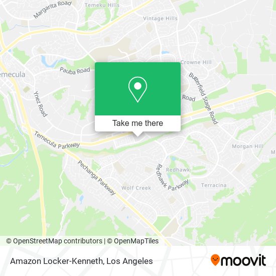 Amazon Locker-Kenneth map