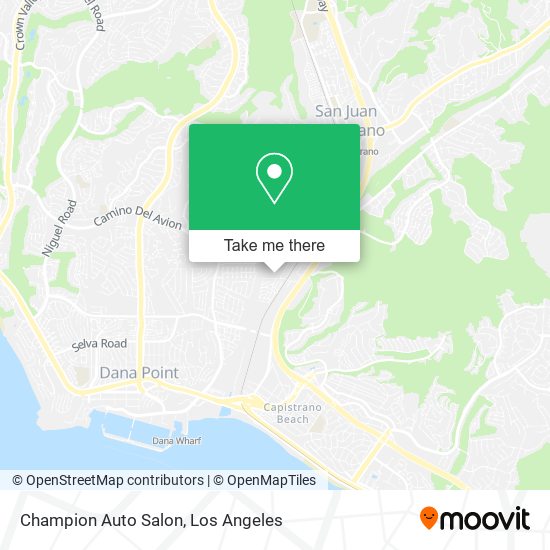 Champion Auto Salon map