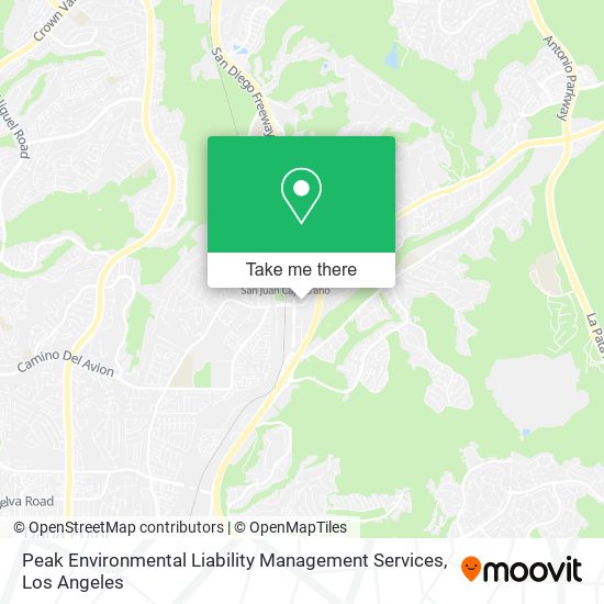 Mapa de Peak Environmental Liability Management Services