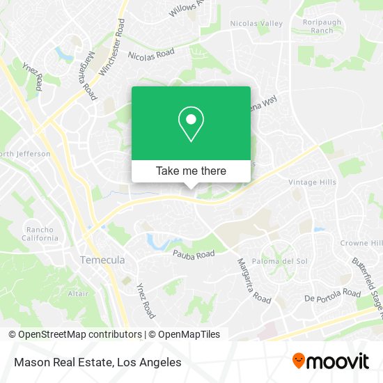 Mapa de Mason Real Estate