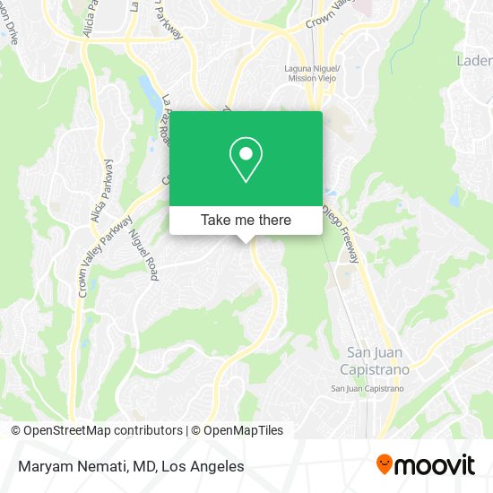 Mapa de Maryam Nemati, MD