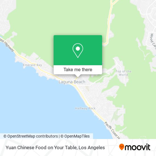 Yuan Chinese Food on Your Table map