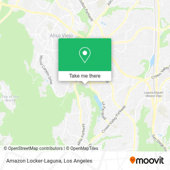 Amazon Locker-Laguna map