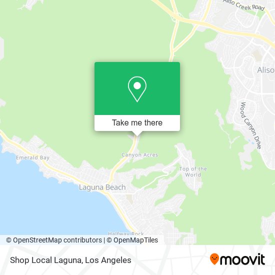 Shop Local Laguna map