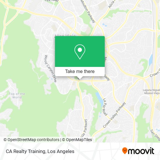 CA Realty Training map