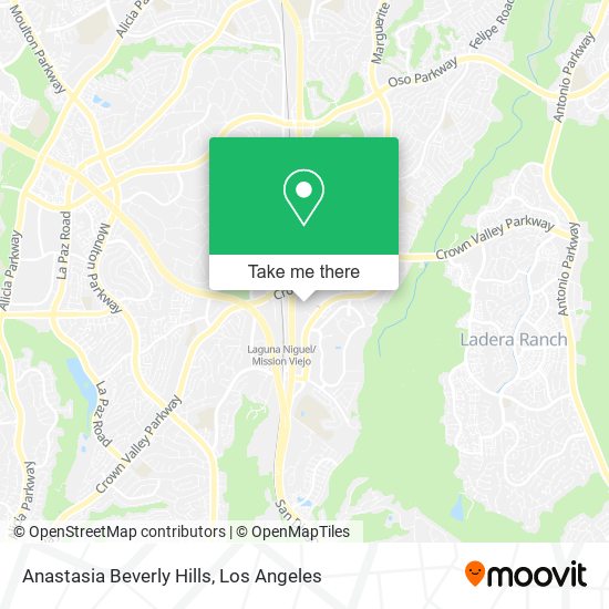 Anastasia Beverly Hills map