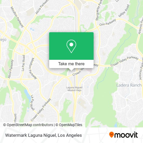 Mapa de Watermark Laguna Niguel