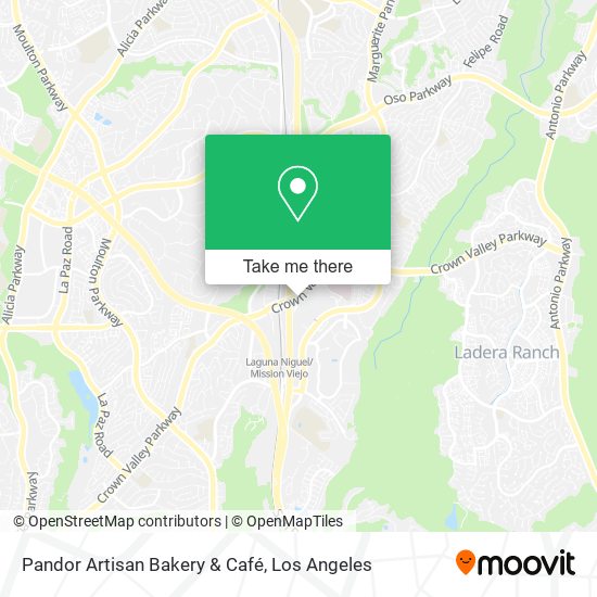 Mapa de Pandor Artisan Bakery & Café