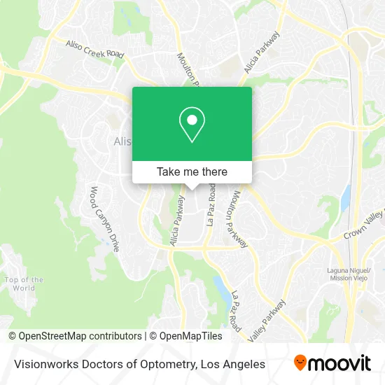Visionworks Doctors of Optometry map