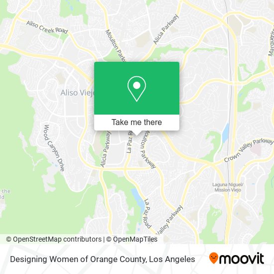 Mapa de Designing Women of Orange County