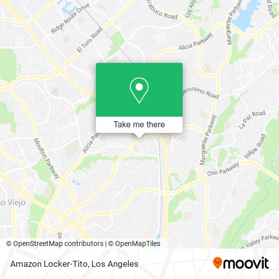 Amazon Locker-Tito map