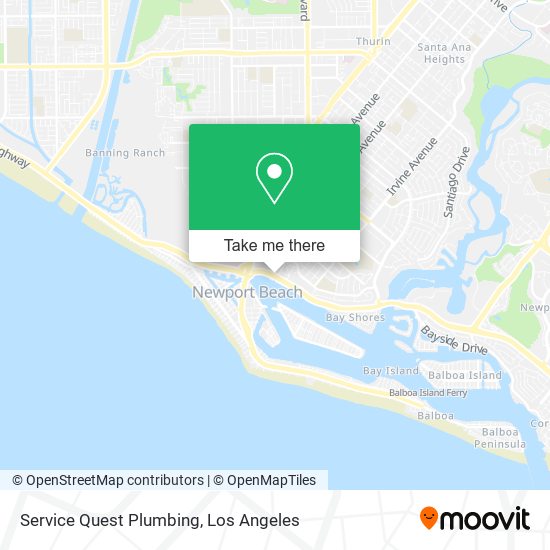 Service Quest Plumbing map