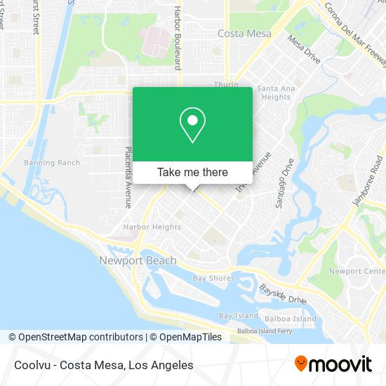 Coolvu - Costa Mesa map