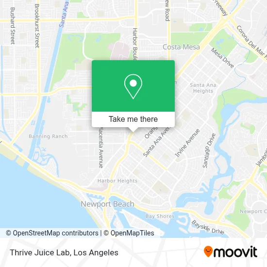 Thrive Juice Lab map