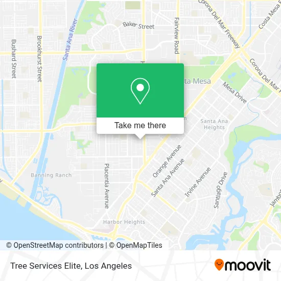 Tree Services Elite map