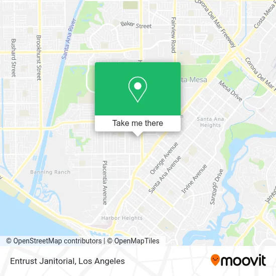 Entrust Janitorial map