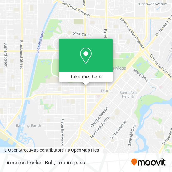 Amazon Locker-Balt map