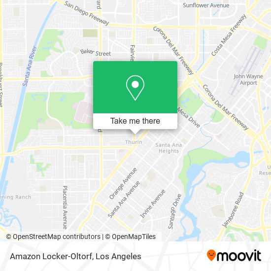 Mapa de Amazon Locker-Oltorf