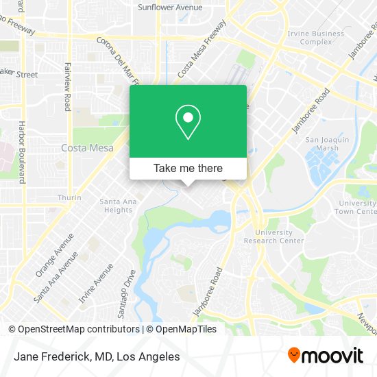 Mapa de Jane Frederick, MD