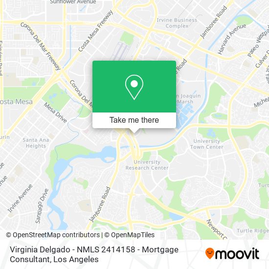 Virginia Delgado - NMLS 2414158 - Mortgage Consultant map