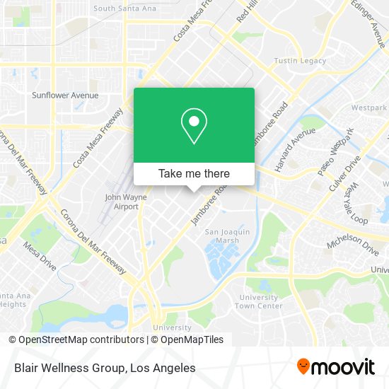 Blair Wellness Group map