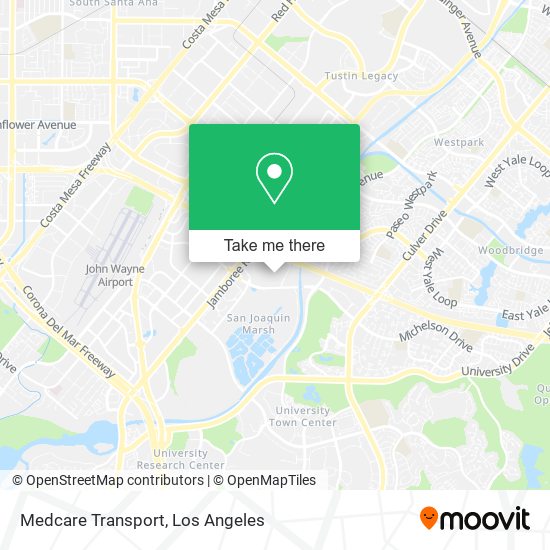 Medcare Transport map