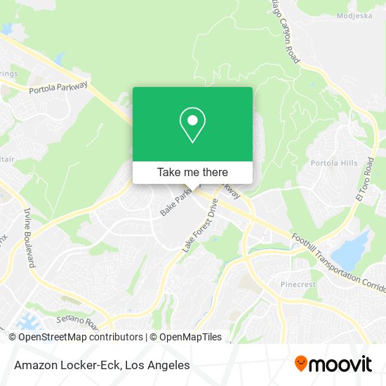 Amazon Locker-Eck map