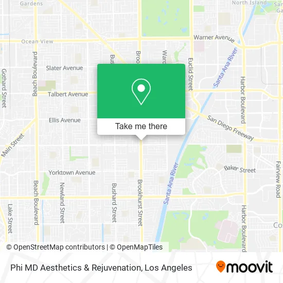 Mapa de Phi MD Aesthetics & Rejuvenation