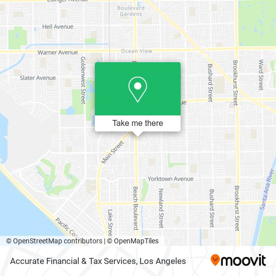 Accurate Financial & Tax Services map