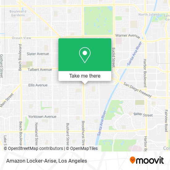 Mapa de Amazon Locker-Arise