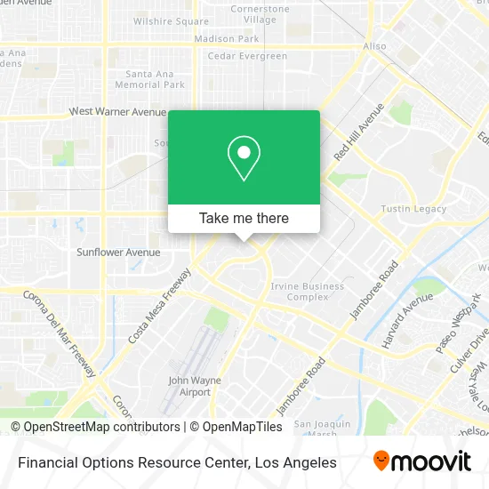 Financial Options Resource Center map