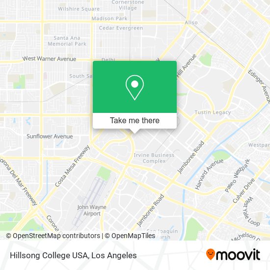 Hillsong College USA map