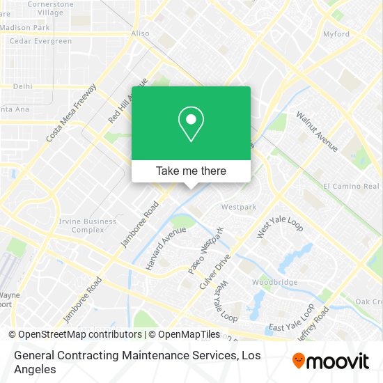 General Contracting Maintenance Services map