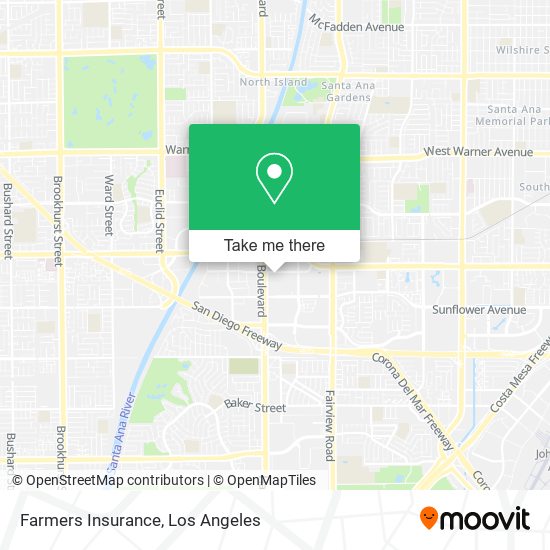 Mapa de Farmers Insurance