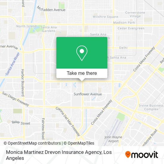 Monica Martinez Drevon Insurance Agency map