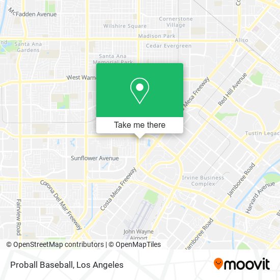 Proball Baseball map