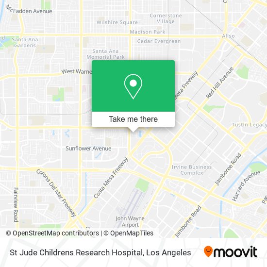 St Jude Childrens Research Hospital map