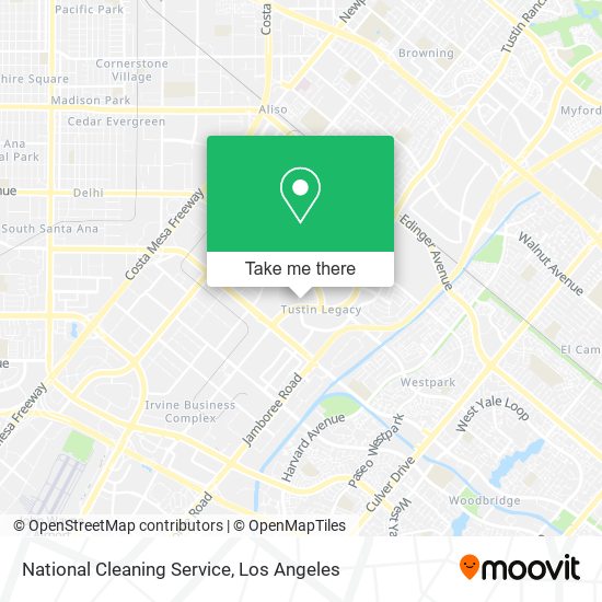 National Cleaning Service map