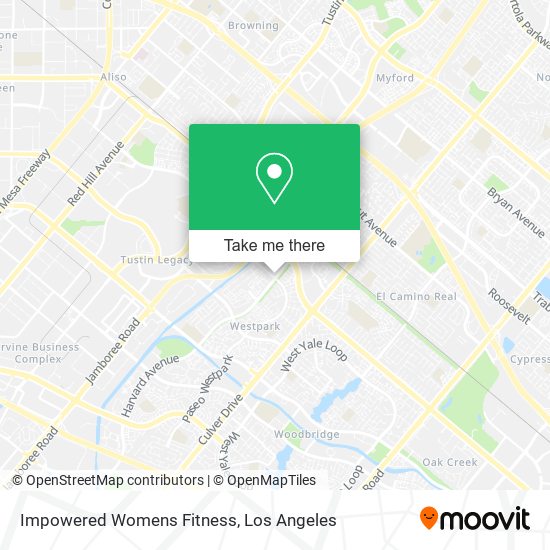 Impowered Womens Fitness map