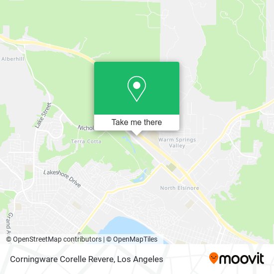 Mapa de Corningware Corelle Revere